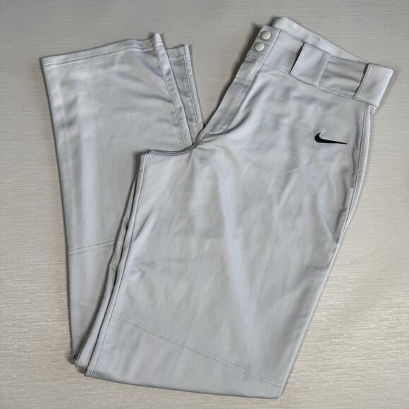 Nike Core Baseball Pants Gray Mens Size Large AA9796 012 33.5” Inseam - Picture 1 of 7
